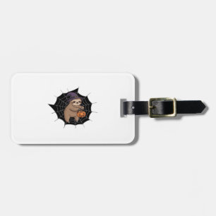 Spooky Sloth Halloween Fun - Cute Trick-or-Treat A Luggage Tag