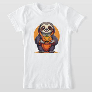 Spooky Sloth Vampire Halloween Cute and Creepy T-Shirt