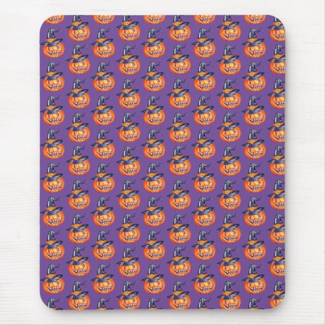 Spooky smiling Halloween pumpkin  Tank Top Mouse Mat (Front)