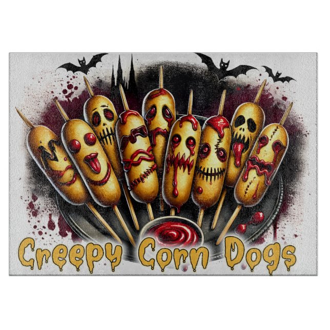 Spooky Snacks for Ghoulish Gatherings Cutting Board (Front)