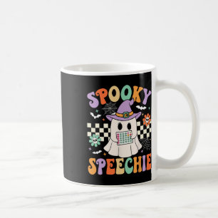 Spooky Speechie Speech Therapy Halloween Retro Slp Coffee Mug