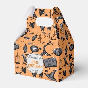 Spooky Spellbinding Halloween Birthday Party Favour Box