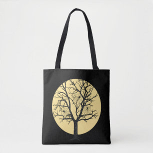 Spooky Spider Tree Halloween Big Moon Treat Bag
