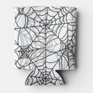 Spooky Spider Web Pattern - Halloween Gifts Can Cooler