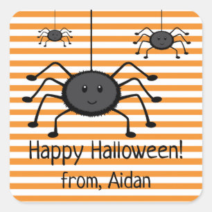 Spooky Spiders Halloween Sticker