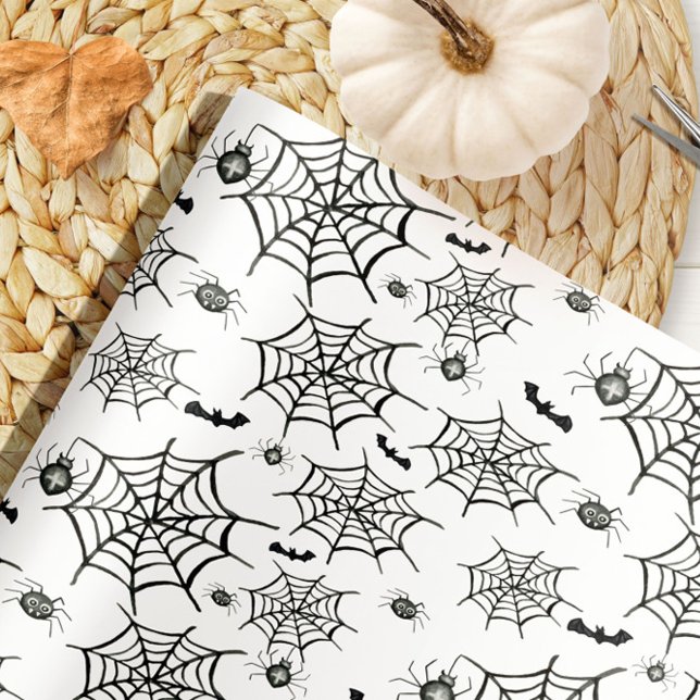 Spooky Spiders Halloween Wrapping Paper (Creator Uploaded)