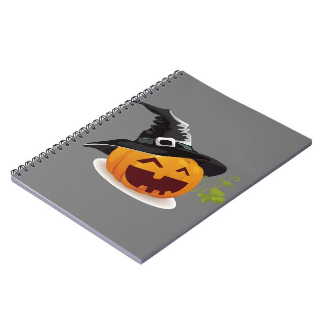 Spooky Spiral: Halloween Memories Notebook (Left Side)