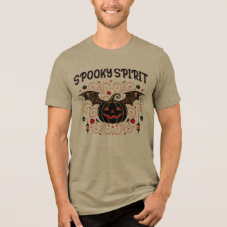 Spooky Spirit Halloween T-Shirt Tri-Blend Shirt