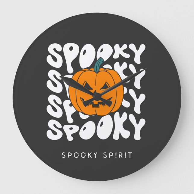 Spooky Spirit Large Clock (Front)