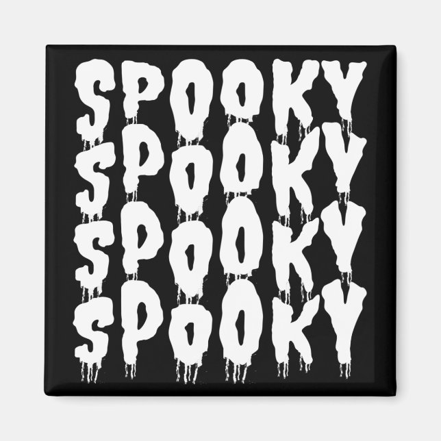 SPOOKY SPOOKY HALLOWEEN COSTUME MAGNET (Front)