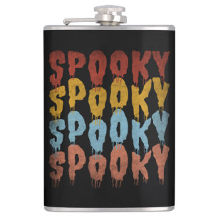 SPOOKY SPOOKY HALLOWEEN HIP FLASK