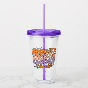 Spooky Spooky Spooky Season Acrylic Tumbler