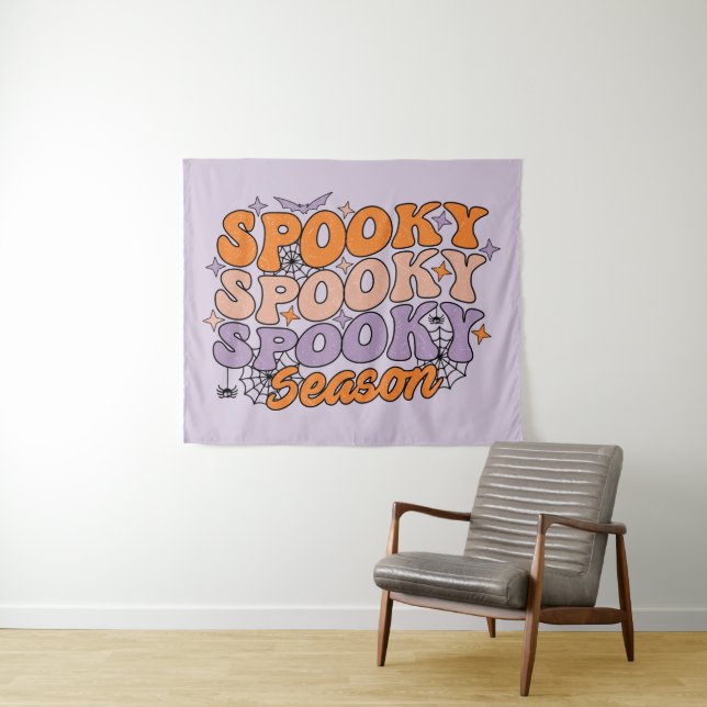 Spooky Spooky Spooky Season Tapestry (In Situ (Horizontal))