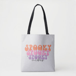 Spooky Spooky Spooky Vibes Tote Bag