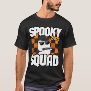 Spooky Squad 2025 - Halloween Cowboy Ghost  T-Shirt