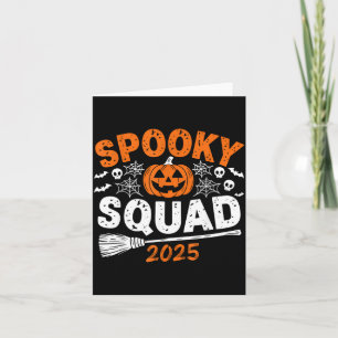 Spooky Squad 2025 Matching Family Halloween Card