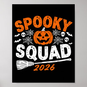 Spooky Squad 2026 Matching Family Halloween Poster
