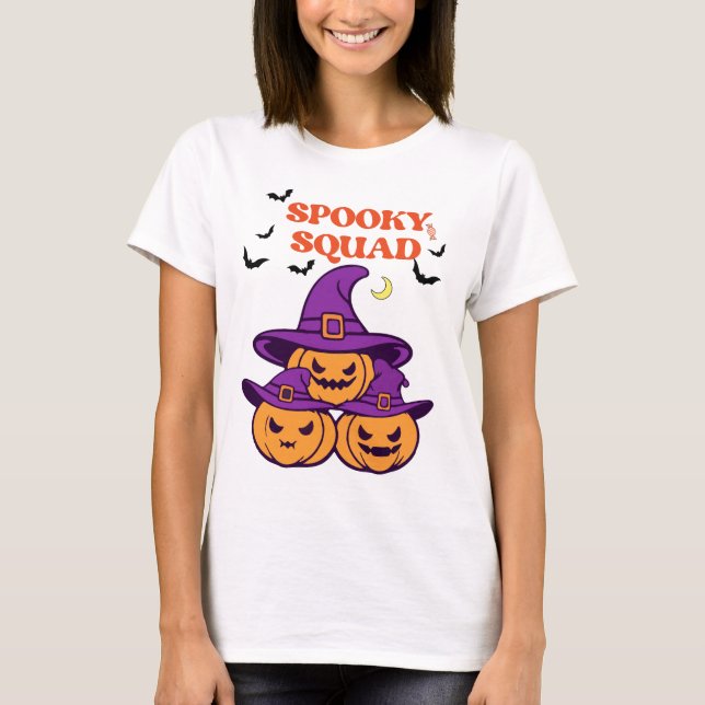Spooky Squad Halloween T-Shirt (Front)