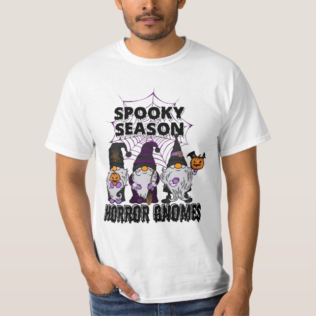 Spooky Squad Shirt| Gnomes Halloween T-Shirt (Front)
