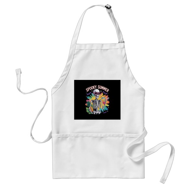 Spooky Summer Beach Vacation Standard Apron (Front)