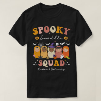 Spooky Swaddle Squad Labour & Delivery Halloween T-Shirt