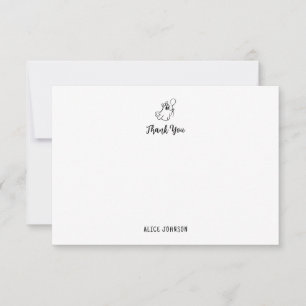 Spooky Sweet A Little Boo Thank You Card