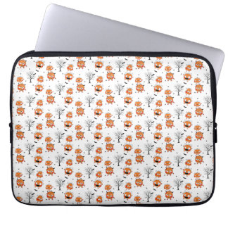 Spooky Sweet Baby Bat Halloween Wrapping Paper Laptop Sleeve