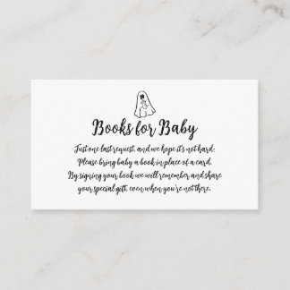 Spooky Sweet "Little Boo" Books for Baby Enclosure Card