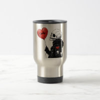 Spooky Sweetheart -Customizable Skull with Balloon