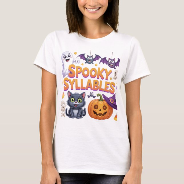 Spooky Syllables T-Shirt (Front)