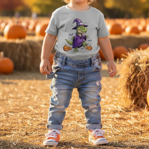 Spooky T-Rex Dinosaur Halloween -Kids' Party Gift Tri-Blend Shirt