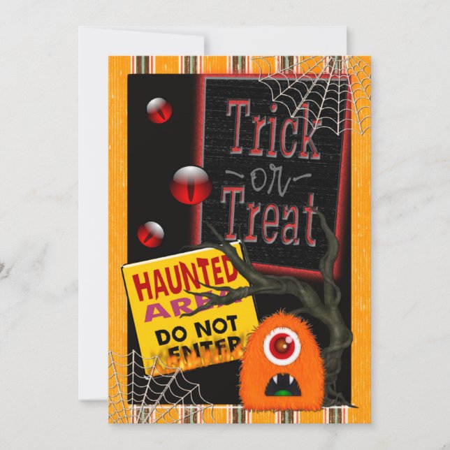 Spooky-Tacular Halloween EVENT PARTY Invitation (Front)