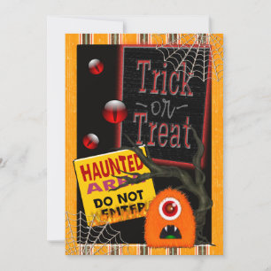 Spooky-Tacular Halloween EVENT PARTY Invitation