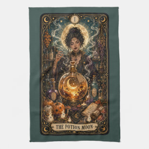 Spooky Tarot Tea Towel
