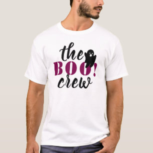Spooky The Boo Crew Black Halloween Family T-Shirt
