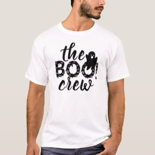 Spooky The Boo Crew Black Halloween Family T-Shirt