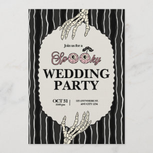 Spooky Till Death Do Us Part Wedding Invitation