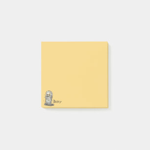 Spooky Tombstone Yellow Post-it Notes
