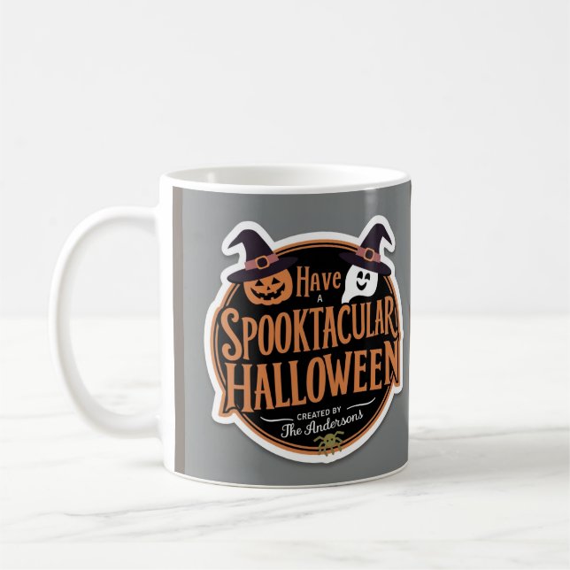 Spooky Trading Coffee Mug - Trader's Halloween Bre (Left)