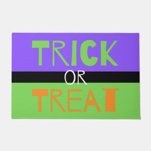 Spooky Trick or Treat Doormat
