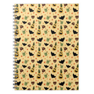 Spooky Tropical Spiral Notebook