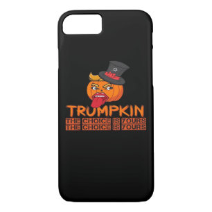 Spooky Trumpkin Halloween Top Hat & Tongue Out– Is iPhone 8/7 Case