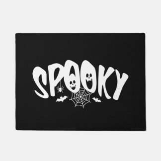 Spooky Typography Doormat