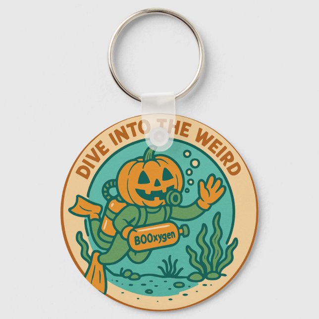 Spooky Underwater Adventure Key Ring (Front)
