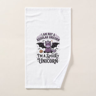Spooky Unicorn Halloween Vintage Engraving Shirt_1 Hand Towel