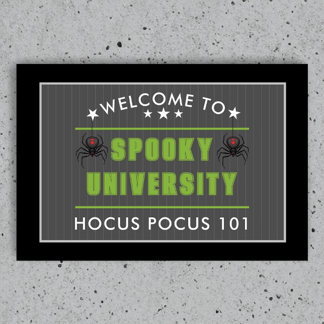 Spooky University Hocus Pocus Halloween Doormat (Creator Uploaded)