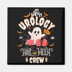 Spooky Urology Halloween Crew Cute Ghost Nurse Magnet