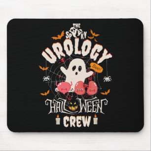 Spooky Urology Halloween Crew Cute Ghost Nurse Stu Mouse Mat
