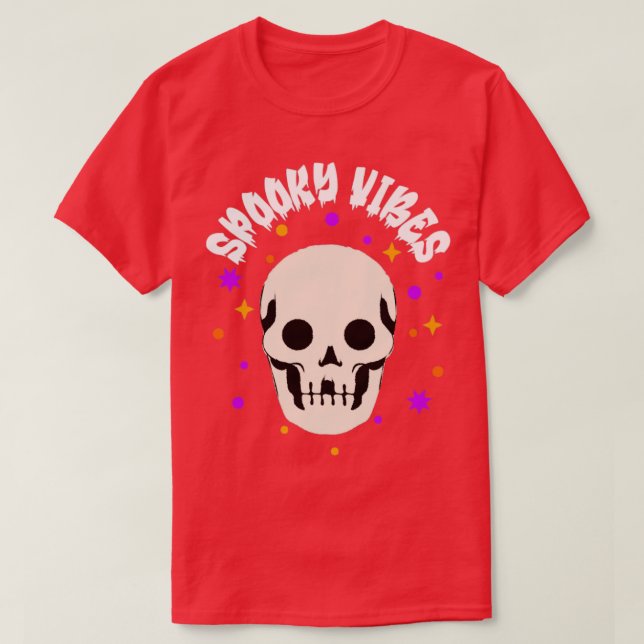 Spooky Vibes1 T-Shirt (Design Front)