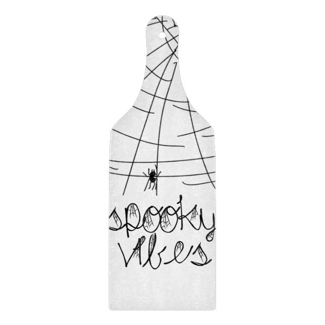 Spooky Vibes Abstract Spiders      Cutting Board (Front)
